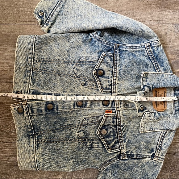 Vintage kids orange tab Levi’s denim jacket - Picture 5 of 6